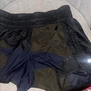 Camouflage Patterned Athletic Shorts